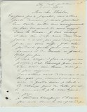  Lettre au Colonel FIX  (affaire Quiquerez-de Segonzac. 1891-1893)