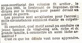 LE PETIT PARISIEN Dimanche 8 Octobre  1893 (affaire Quiquerez-de Segonzac 1891-1893)