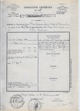 Etat des Services du Lieutenant QUIQUEREZ  (affaire Quiquerez-de Segonzac. 1891-1893)
