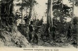 Guerrers indigènes dans la forêt   (affaire Quiquerez-de Segonzac. 1891-1893)