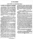 LE PETIT JOURNAL MERCREDI 19 OCTOBRE 1892 (affaire Quiquerez-de Segonzac. 1891-1893)